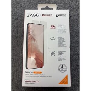 Zagg Invisible Shield Fusion D3O Screen Protector For Samsung Galaxy S22 New